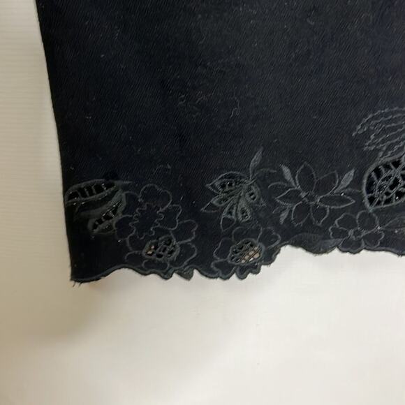 FRAME DEMIN LE CROP MINI BLACK JEANS SIZE 26 - Picture 3 of 7